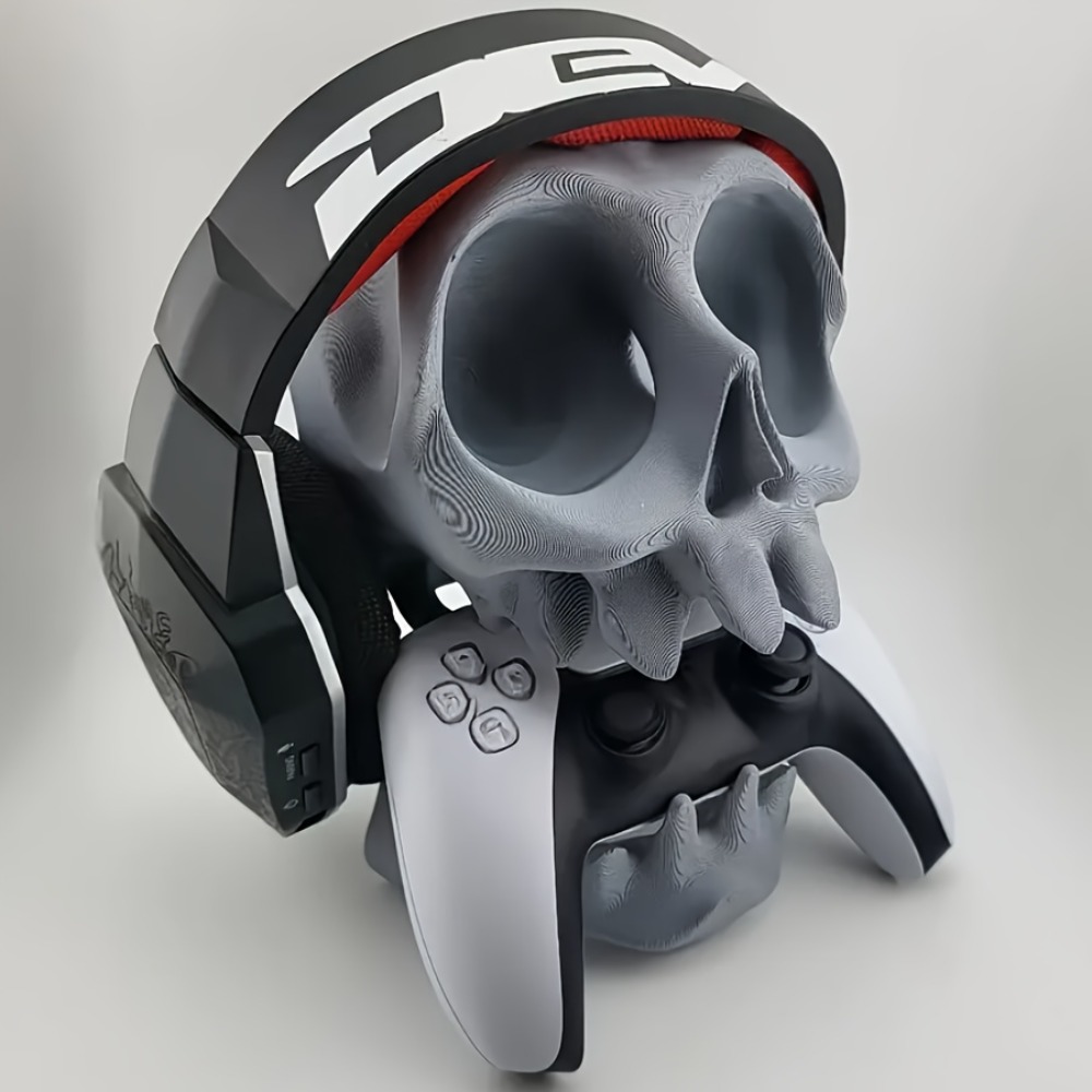 Gaming Accessories Sale - Skull Shaped Controller Stand Headphone Holder