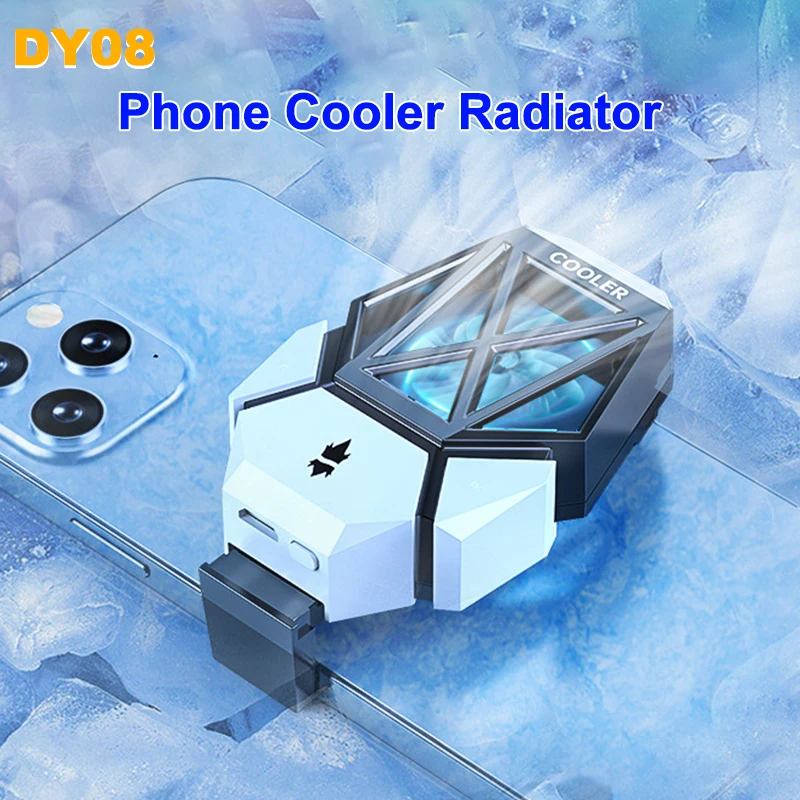 Gaming Accessories Phone - DY08 Mobile Phone Cooling Fan Radiator