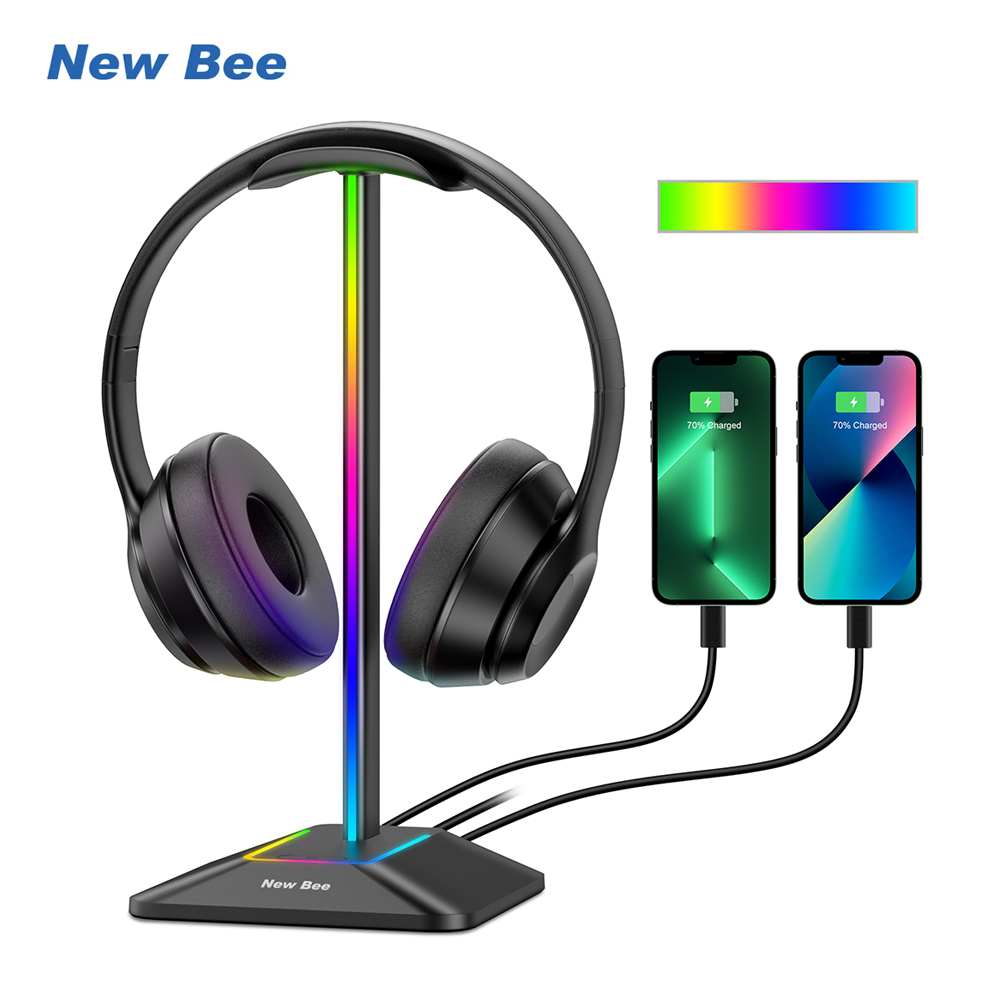 New Bee Z8 RGB Headphones Stan - Gaming Accessories Sale review and price