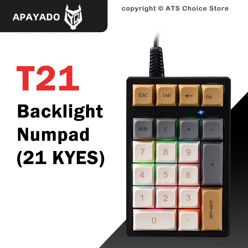 APAYADO T21 Mechanical Numpad  - Keyboard Numpad Separate review and price