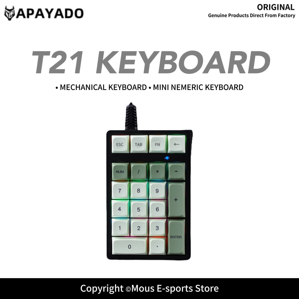 T21 APAYADO Wired Numeric Keyp - Keyboard Numpad Separate review and price
