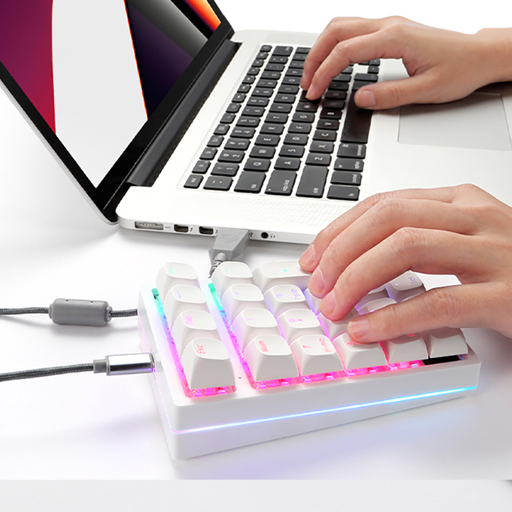 K24Pro 21Keys Number Pad Mecha - Keyboard Numpad Separate review and price