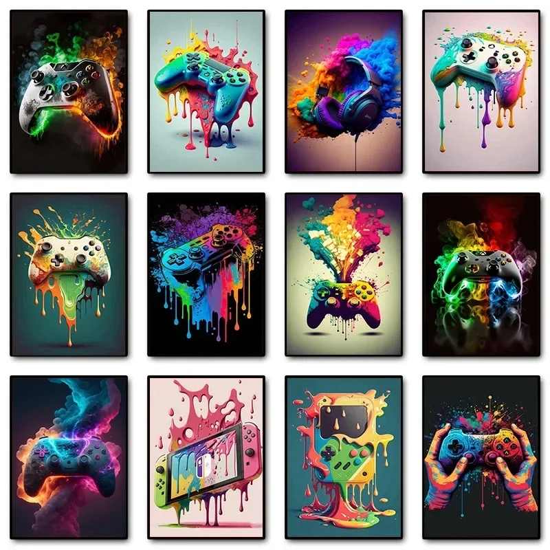 Colorful Pop Art Gamer Control - Gaming Accessories Decor review and price