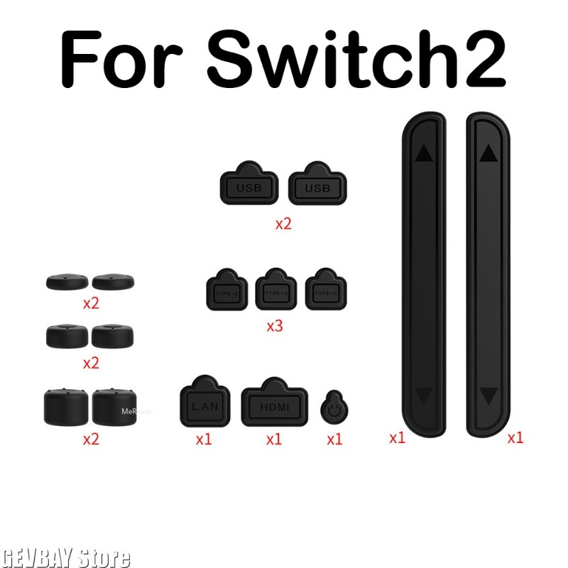 Silicone Dust Proof Port Plugs - Gaming Kit Accessories Nintendo Switch review and price