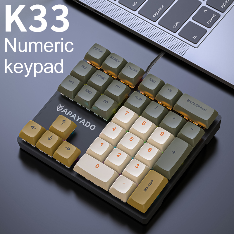 K33 Compact Mechanical Numpad, - Keyboard Numpad Separate review and price