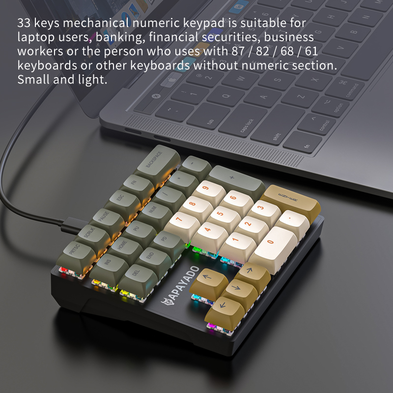 K33 Compact Mechanical Numpad, - Keyboard Numpad Separate review and price