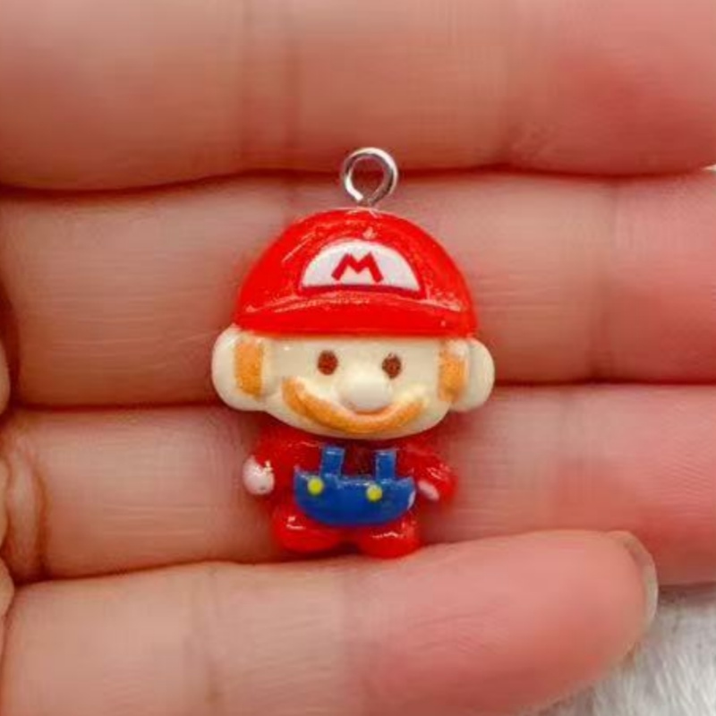 10pcs resin cartoon pendant, D - Gaming Accessories Gifts review and price