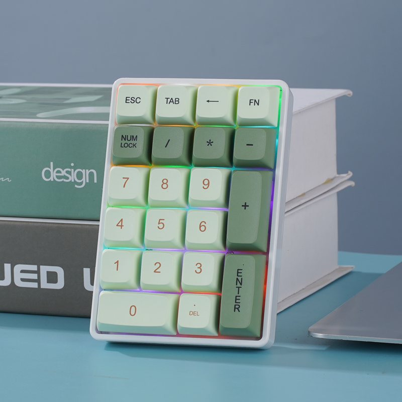 FREEWOLF K21 Wireless Mechanic - Keyboard Numpad Separate review and price