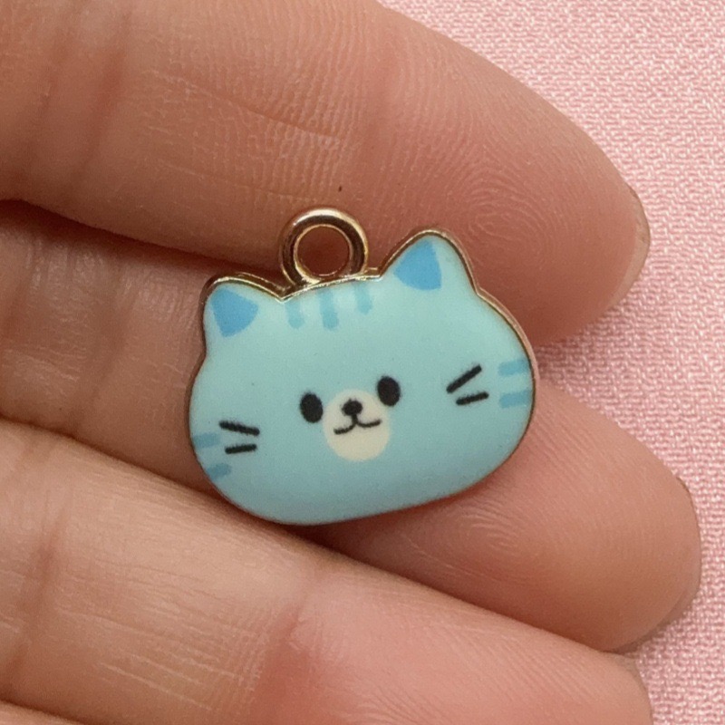 12pcs Printed Cat Head Alloy D - Gaming Accessories Gifts review and price