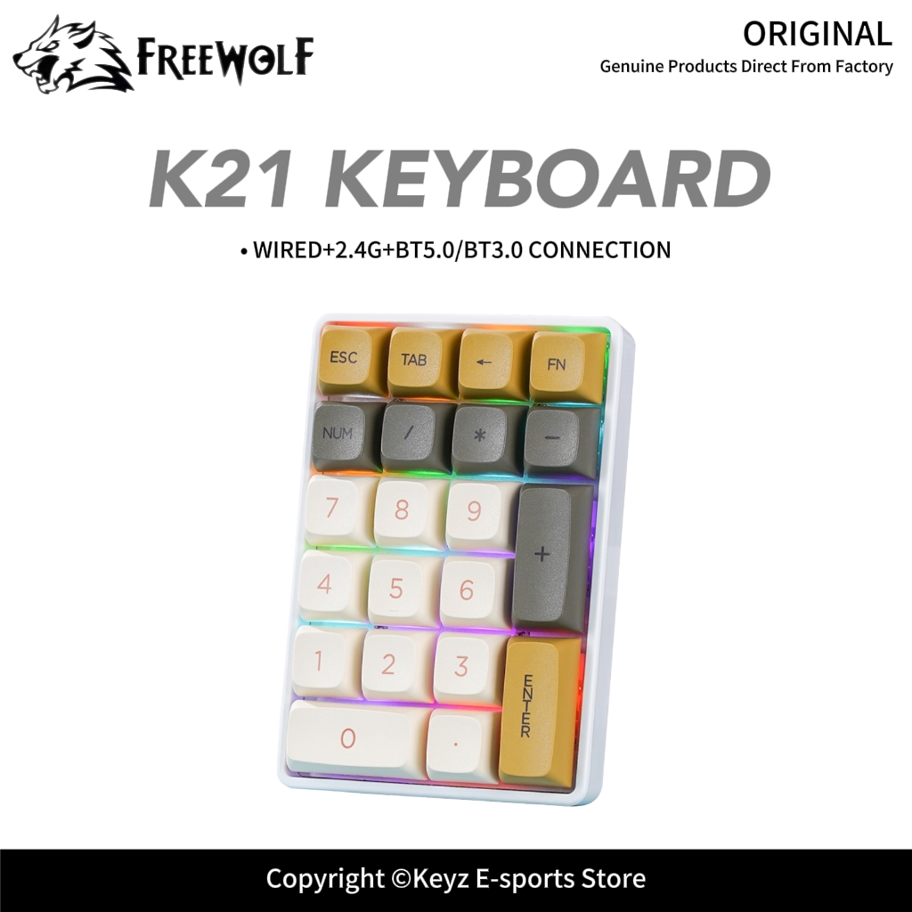 K21 Tri-mode Mechanical Numeri - Keyboard Numpad Separate review and price