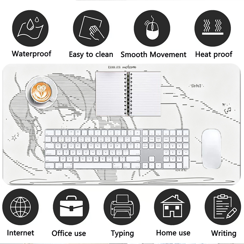 1Pcs Leather Mouse Pad Anime A - Gaming Accessories Cheap review and price