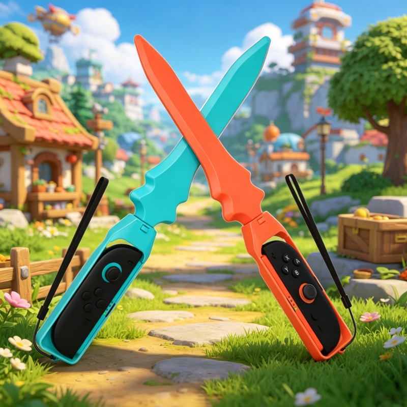 2 Pack Sword-Shaped Controller - Gaming Kit Accessories Nintendo Switch review and price